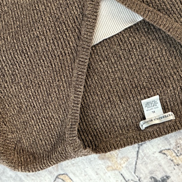 Reference Point Brown Knit Women's Sweater - Picture 5 of 5